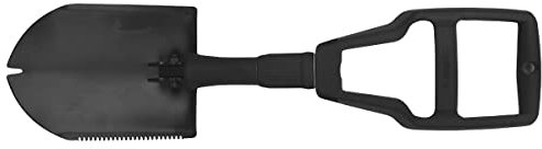 MFH US Army Folding Spade with Cover Schwarz