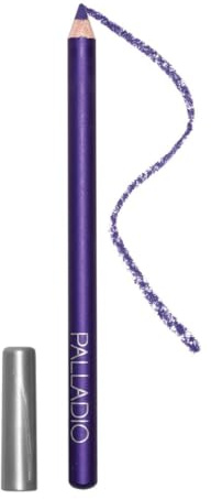 Palladio Wooden Eyeliner Pencil, Thin Pencil Shape, Easy Application, Firm yet Smooth Formula, Perfectly Outlined Eyes, Contour and Line, Long Lasting, Rich Pigment (Electric Purple)