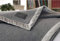 Kaschmirdecke, Wolldecke aus 100% Kaschmir Amalfi grau 150x220cm Seidenband