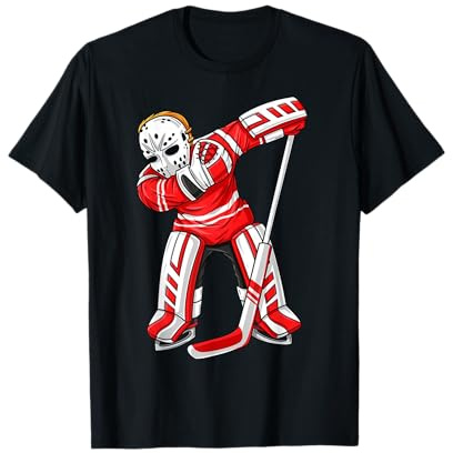 Dabbing Ice Hockey Player Funny Boys Girls Kids Dab Gift T-Shirt
