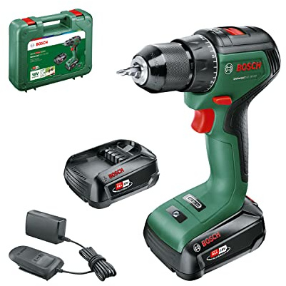 Bosch Cordless Drill UniversalDrill 18V-60 (2 Batteries 2.0 Ah, 18 Volt System, in Carrying case)