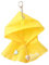 niannyyhouse 10 cm ~ 15 cm Plüschpuppe Kleidung Regenmantel Puppen Dress Up Anhänger (Gelb)