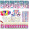 ENIKMOSD 72 Stück Einhorn Mitgebsel Kindergeburtstag Mädchen,Einhorn Party Kindergeburtstag Give Aways Gastgeschenke Set mit Bleistifte Notizbuch Stempel Geschenktüten Aufkleber Armbänder