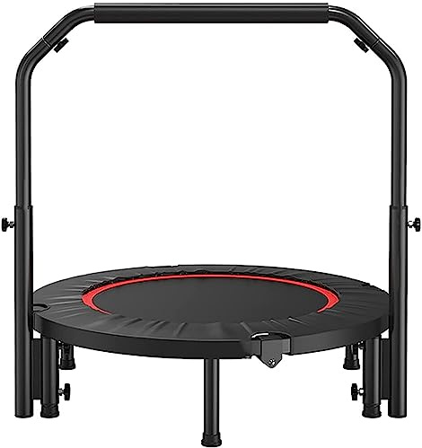 Fitness Rebounder - Mini trampolino con manico regolabile in schiuma, per allenamento indoor/outdoor, per adulti, carico massimo 150 kg, rimbalzo per esercizi