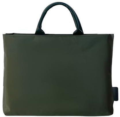 Bolsa para portátil con bolsa de transporte para mujeres y hombres, negocios, portátil, ordenador portátil, bolsa de mensajero, bolsa de viaje, verde