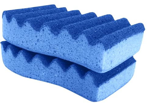 LOLA All Purpose Scrub Sponge, 2 Pack, Made in USA Scrub Sponge- Superior Technology, Non-Scratch, Long Lasting - Dishes, Mugs, Non-Stick Cookware