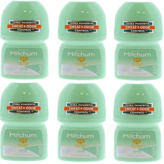 Mitchum, deodorante roll-on per donna anti-traspirante Advanced Control, 50 ml, confezione da 6