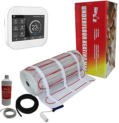 Electric Underfloor Heating kit 150w - 24.0m2 - White Smart WiFi Thermostat