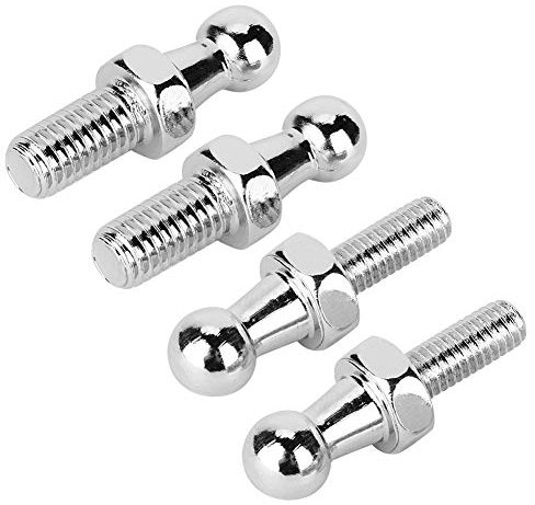 Pernos De Bola De Aleación De Aluminio CNC 2 Piezas Para Amortiguadores De Gas Compatibles Con Sistemas De Elevación De Capó Tipo M6