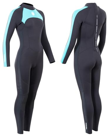 Two Bare Feet Flare Women’s Summer 2.5mm Wetsuit – Superstretch Neoprene Full Length or Shorty for Surfing, Swimming & Watersports