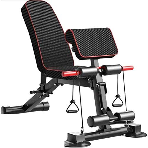 Hantelhocker, zusammenklappbar, verstellbare Gewichtheberbank, Sit-Up-Bank, Fitness-Studio, Heimfitness, 300 kg Tragkraft, für das Training im Fitnessstudio zu Hause, Gewichtheben