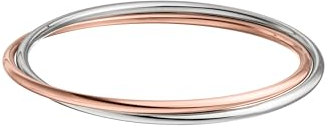 Purelei® Unity Armreif (Bicolor-Mix) Wasserfester Damen Schmuck, Eleganter und Schlichter Edelstahl Armreif, Geschenk für Frauen, in Verschiedenen Größen (Bicolor Rosegold, L)