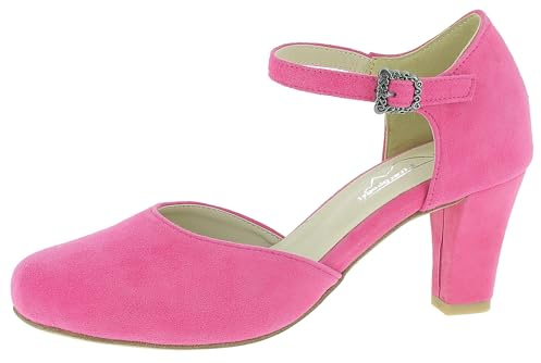 Hirschkogel Women's Costume Court Shoes, fuchsia, 6 Women