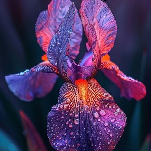 Mix Iris bulbi,Piante perenni,Iris pianta vera,resistenti al freddo,Tagliare,Facile da curare(non artificiali)-3 bulbi-E