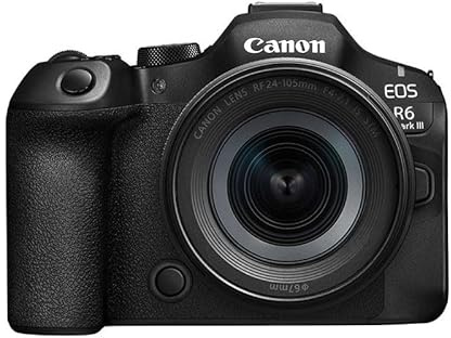 Canon EOS R6 Mark III Cámara + Objetivo 24-105MM F4-7.1 STM – Formato completo, 32,5MP, 40 FPS