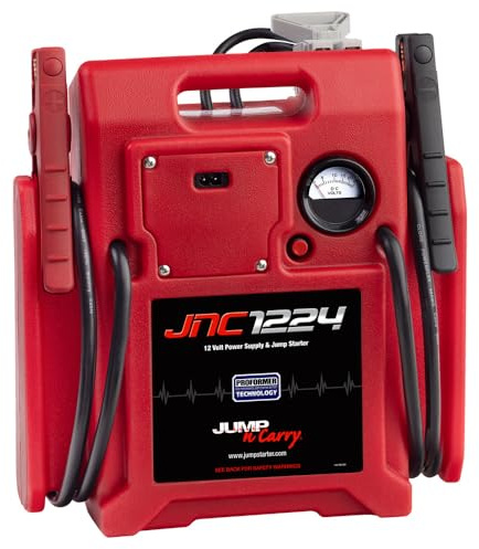 Clore Automotive Jump-N-Carry JNC1224 3400/1700 Peak Amp 12/24V Jump Starter