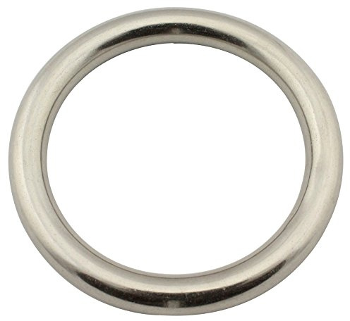 Edelstahl Ringe (geschweißt und poliert) - 3x20 mm - (Menge: 5 Stück) - rostfreier Edelstahl A4 (V4A) - SC-Normteile