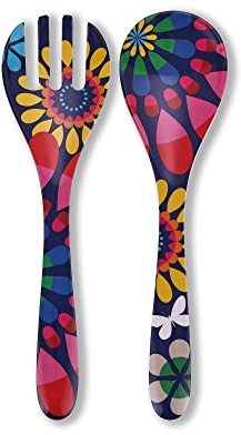 French Bull Salad Server 2 Piece Set - Melamine Dinnerware - 13 - Outdoor, Party, Utensils - Festival