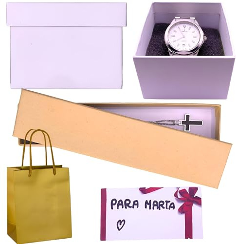 3 Cajas de Cartón Joyero, Pack Regalo Mujer Caja Regalo Cumpleaños, Cajitas Regalo Pequeñas, Cajitas para Chuches Cumpleaños, Detalles Boda para Invitados, Caja Carton Grande con Tapa mas Bolsa Regalo