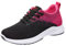 DFSDJEUW Damen Sneaker Leichte Schnürer Fitness Sportschuhe Atmungsaktiv rutschfest Gym Turnschuhe Bequem Orthopädische Keilabsatz Same Day Lieferung Produkte Schwarz 39