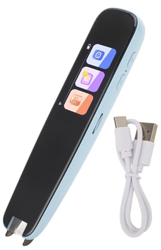 AYNEFY Bolígrafo Escáner Inteligente, Respuesta Rápida, Multifunción, Altavoz Acc HiFi, Bolígrafo Traductor de Idiomas, Escaneo Eficiente para Aprender Inglés Chino