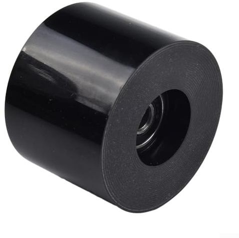 Set di 4 ruote da skateboard da 60 x 45 mm, 78 A, con cuscinetti ABEC9, per pattinaggio su strada e longboard, colore: nero
