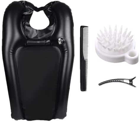 Bacino gonfiabile per capelli, in PVC, per la testa del salone mobile, per lavare i capelli feriti a, per anziani, anziani, donne incinte, bambini