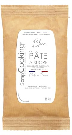 Scrapcooking 7240 Sachet Pâte à Sucre Blanche 1 kg