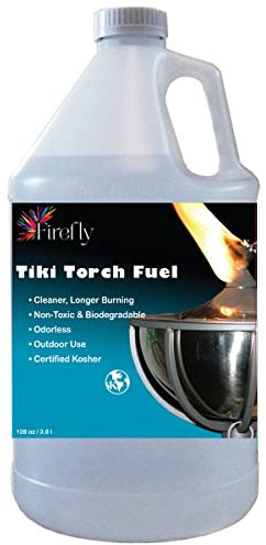 Firefly Tiki Torch Fuel - Lamp Oil - Clean Burning 1 Gal