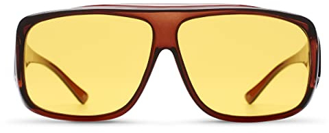 MediView -RNIB Lite Fit-Over Occhiali per Degenerazione Maculare e Glaucoma | Unisex (L)