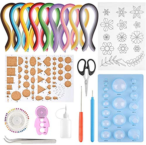 Osmond 1 set/18 papper fyllningskit gör-det-sjä papper quilling set med, quilling,