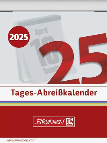 BRUNNEN Abreißkalender 2025 Nr. 2 | 53,6×71 mm