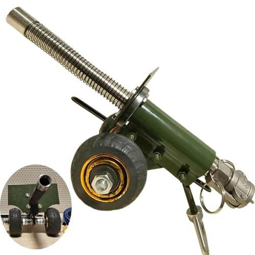 Cañón de artillería de petardo, 2024 de acero inoxidable 304, modelo de mini cañón, lanzador de petardos, colección de artillería, regalos, adornos de escritorio para fanáticos militares