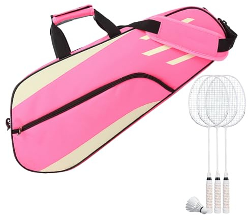 Genérico Badminton, 72 x 11 x 30 cm, 900D hållbar sportresa, förtjockat nylonfoder, utomhusryggsäck för gym, för 3 racketar, uniformer,