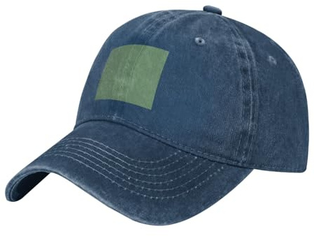HYTTER Berretto da baseball nero Aldult denim invernale modello verde melone cappello regolabile in cotone per uomo e donna