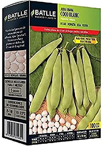 Batlle grönsaksfrön – gröna dvärgbönor Alba (100 g)