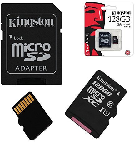 Acce2s - Carte Mémoire Micro SD 128 Go Classe 10 pour CROSSCALL Core M4, X4, Trekker X4, X3, Action X3