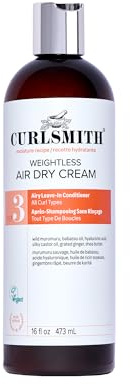 Curlsmith - Weightless Air Dry Cream - Veganer Leave-In Spülung für jeden Haartyp, glättet das Haar (473ml)
