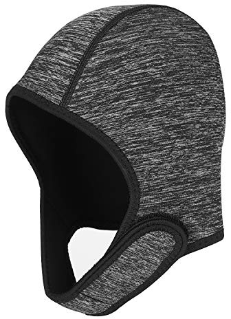 Men Women Swim Cap With Chin Strap Adjustable Swimming Cap Thermal Swim Hat Head Warm Neoprene Nylon Diving Hat Wetsuit Hood For Diving Surfing Rafting Snorkeling Kayaking Sailing Canoeing Water Sport