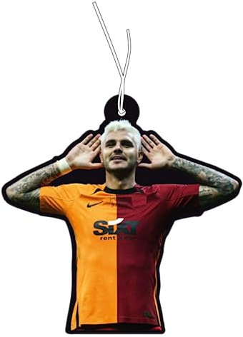 2x Icardi Galatasaray Duftbaum Auto Fussball, Auto Duftspender, Duftbaum Auto tuning, car air freshener, Duftanhänger Set Auto