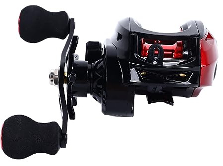Mulinello da Casting, Mulinello da Casting Acqua Salata 7.2:1 Rapporto di Trasmissione Capacità di Carico 10 Kg Mulinello da Pesca per la Pesca in Acqua Salata
