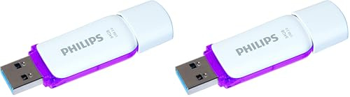 Philips Snow 3.0, Memoria USB de 64 GB (Paquete de 2)