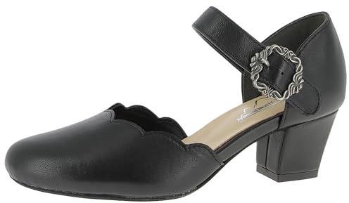 Hirschkogel Women's Costume Court Shoes, Black, 11 Women