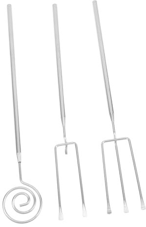 Beatifufu 3 Stück Teiliges Fonduegabel Set für Fondue Dessert und Party Kompakt und Platzsparend Vielseitig Einsetzbar