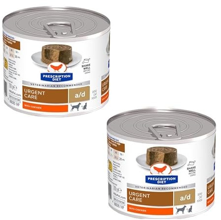 Diet Wet Food for Cats & Dogs a/d Restorative Care with Chicken – Recovery Support, High Energy, Easily Digestible Nutrition, 2 Cans x 200g Each