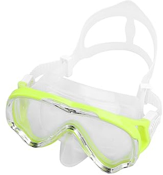 BIUDECO Gafas Natación Niña Lente Templado Protección UV Ajustables Cómodas para Buceo Piscina Playa Color Aleatorio Color Aleatorio