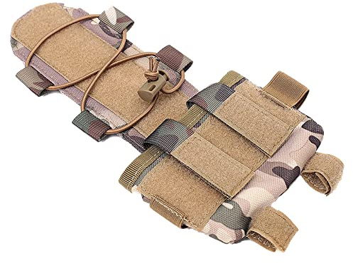 Peosaard Hjälm Batterifodral, Hjälm Batteri Påse Tillbehör Motvikt Fodral Balanserande Viktväska för Natt Airsoft Universell Kamouflage, Nattpåse