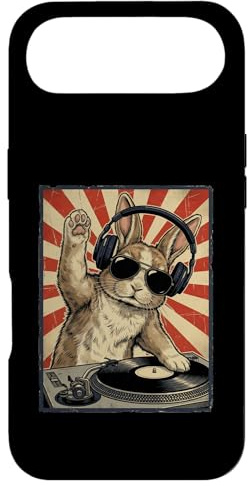 Custodia per iPhone Air Cool Retro Bunny DJ Divertenti coniglietti Coniglio Musica
