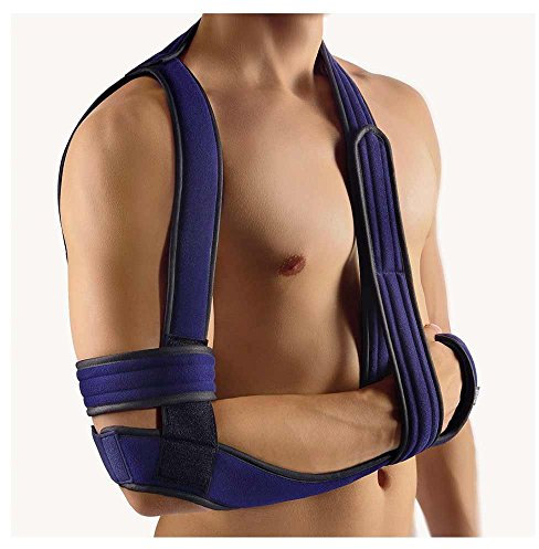 BORT Schulter-Arm-Bandage OmoBasic® nach Gilchrist, Gr. 2-large, blau