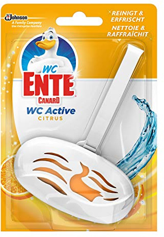 WC-Ente WC Active WC-Einhänger Starter, Citrus, 1er Pack, (1 x 40g)